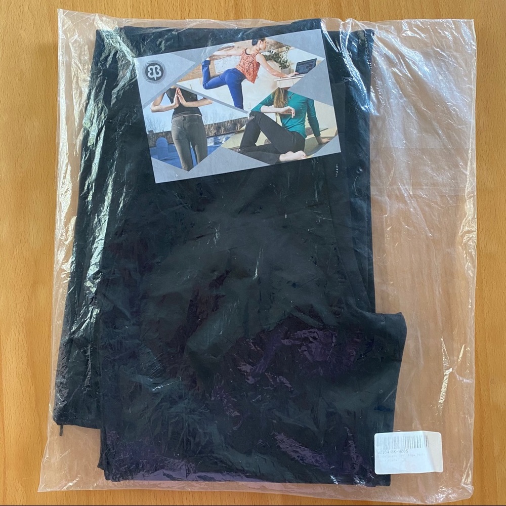 Betabrand black yoga dress pants, boot flare